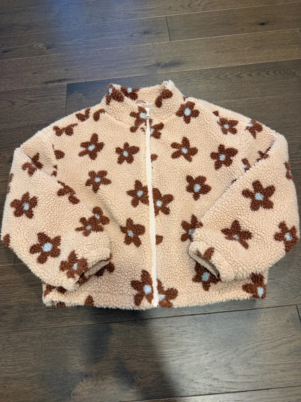 Rylee + Cru Coco Floral Fleece Jacket Size 10-12 Year - C11-177 - Picture 2 of 6